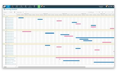 Training Management Software Advanced Schedule System