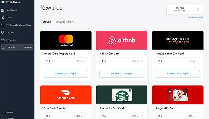 TravelBank Rewards