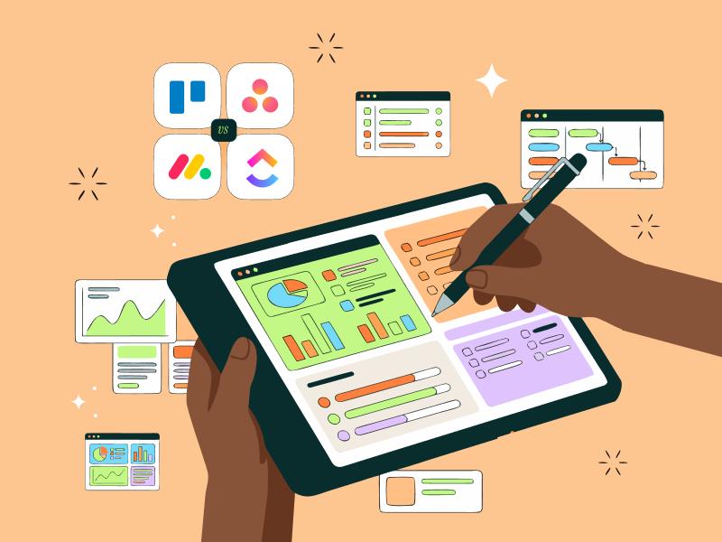 Trello vs Asana vs Monday vs ClickUp: Ultimate Guide (2026)