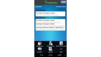 TrialWorks Document management