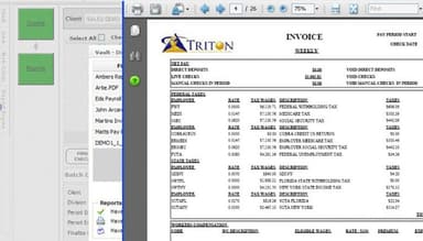 Triton HR Invoice