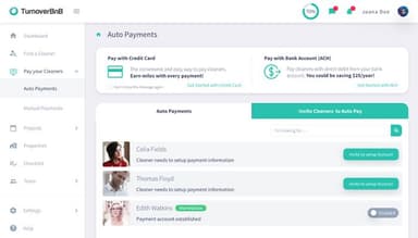 TurnoverBnB auto payments