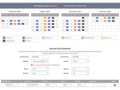 TynetUSA Scheduler View