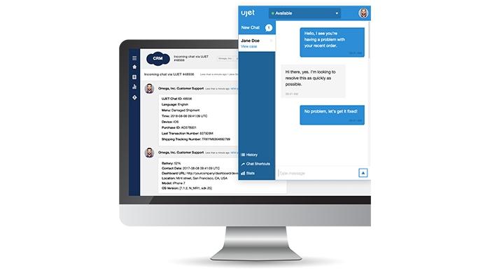 UJET Agent's Chat View