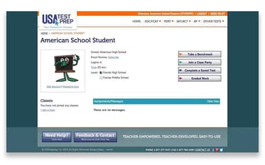 USATestprep American School Student