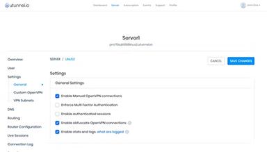 UTunnel VPN Server Configuration