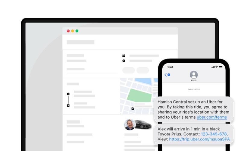 Uber for Business Message