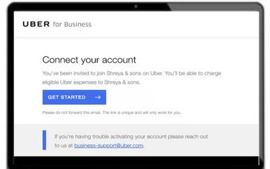 Uber for Business Convert Your Account