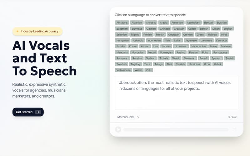 Uberduck AI Vocals and Text To Speech