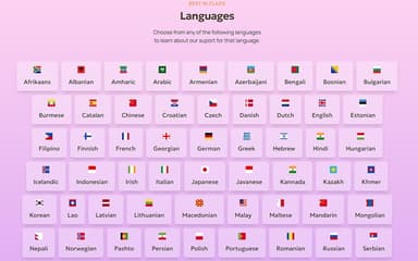 Uberduck Choose Languages