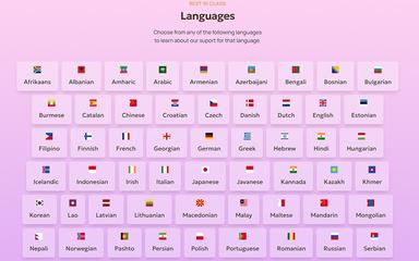 Uberduck Choose Languages
