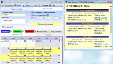 Umana Employee self service Leave request