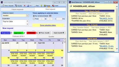 Umana Employee self service Leave request