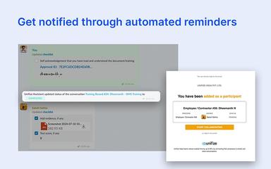 Unifize Automated Notifications