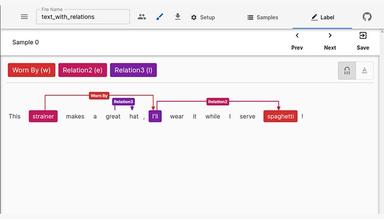Universal Data Tool Annotate Text Data with Links and Classifications