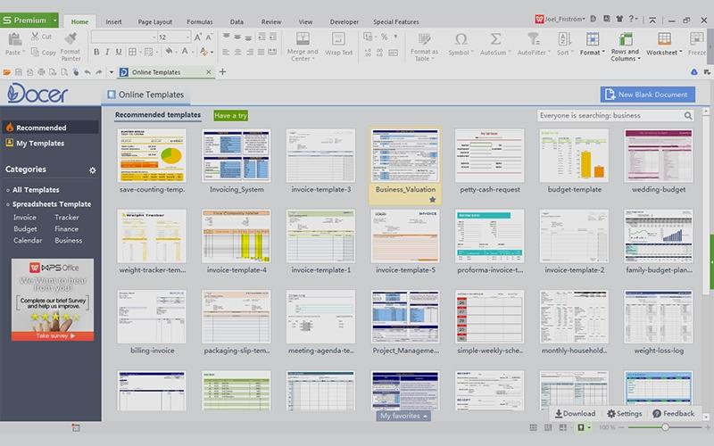 WPS Office Templates