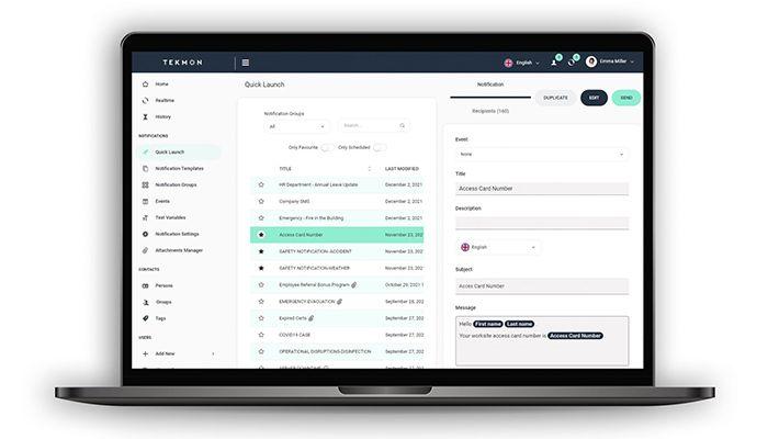 Use Case Site Access Management Tekmon