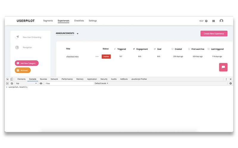 Userpilot Custom Announcements