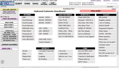 VICIdial Outbound customer scoreboard