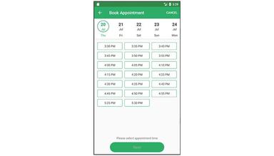 VSee Book Appointments