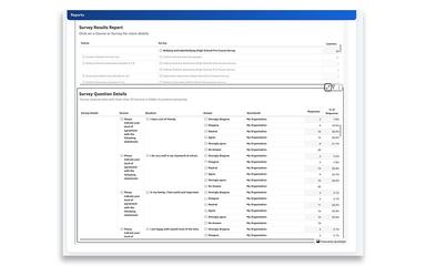 Vector LMS Reports and Results