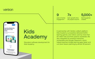 Vention Educational Mobile App