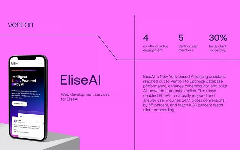 Vention Web Services EliseAI