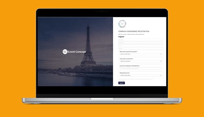 Ventla Invite Easy Integrated Registration