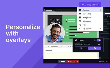 VideoCom Personalize With Overlays
