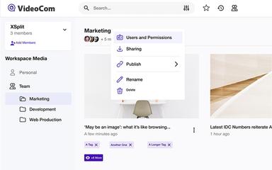 VideoCom Users And Permissions