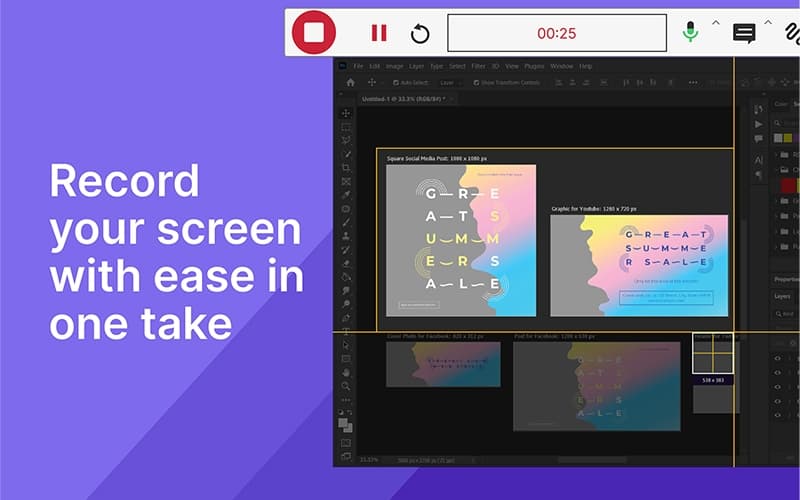 VideoCom Record Your Screen