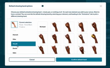VideoScribe Range Of Drawing Hands