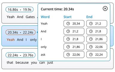 Video to Text AI Current Time