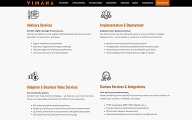 VIMANA Features