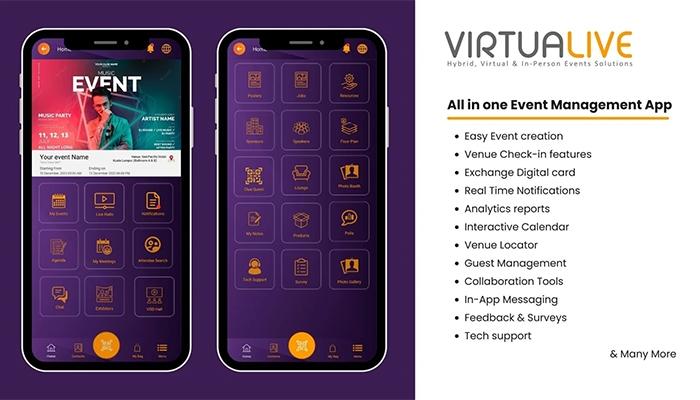 Virtualive Mobile App View
