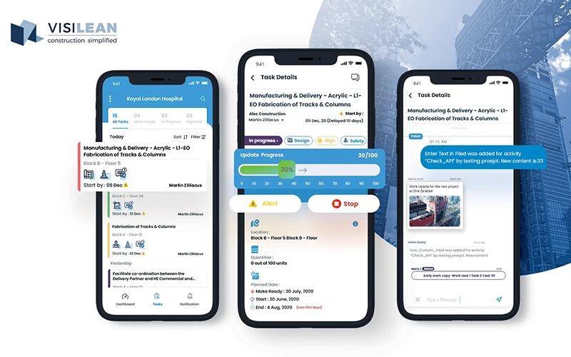 VisiLean LiveSite mobile app for seamless communication