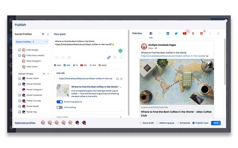Vista Social — Publishing Tools