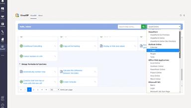 VisualSP Powerful search and filtering tools allow you to quickly find the most relevant training materials for your users' needs from one central location