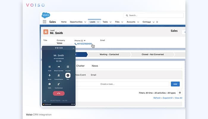 Voiso Salesforce Integration