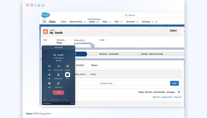 Voiso Salesforce Integration