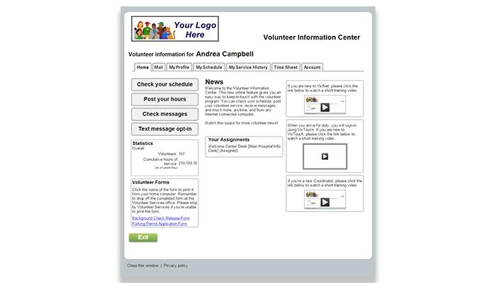 Volgistics Volunteer Login