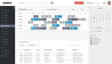 Vonigo Desktop View