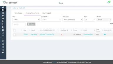 Vultus Connect Timesheets