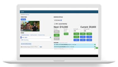 WEDO Charity Auctions Video Feed and Bidding Details
