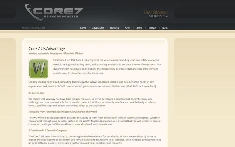 WOW! Advantages