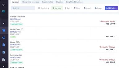 Wafeq add invoice
