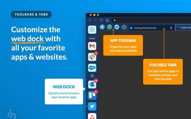 Wavebox Customize The Web Dock