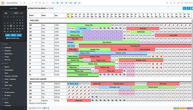 WebRezPro Tape Chart