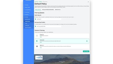 WebTitan Default Policy Settings