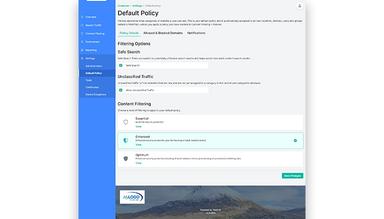 WebTitan Default Policy Settings
